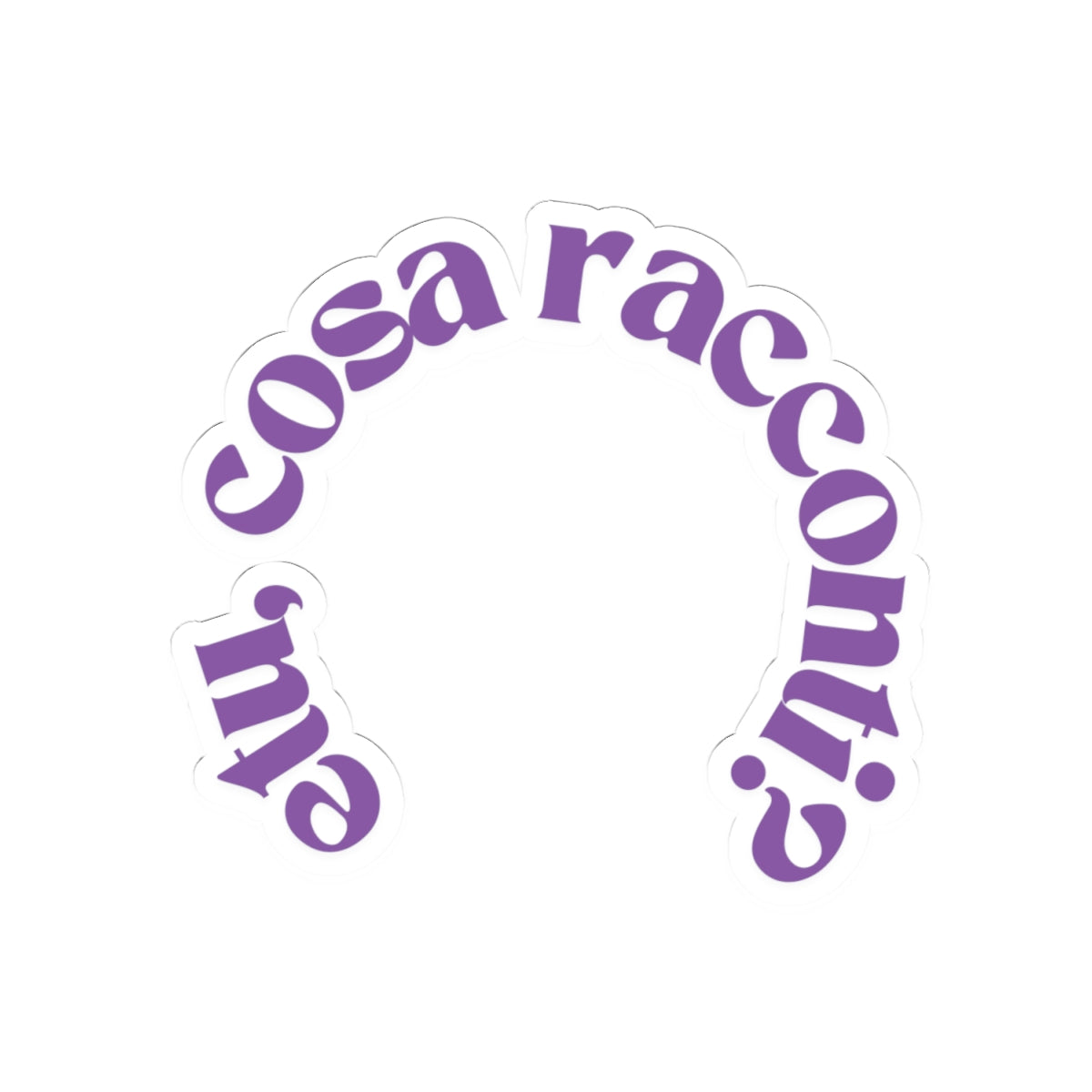 Sticker  circle - etu cosa racconti