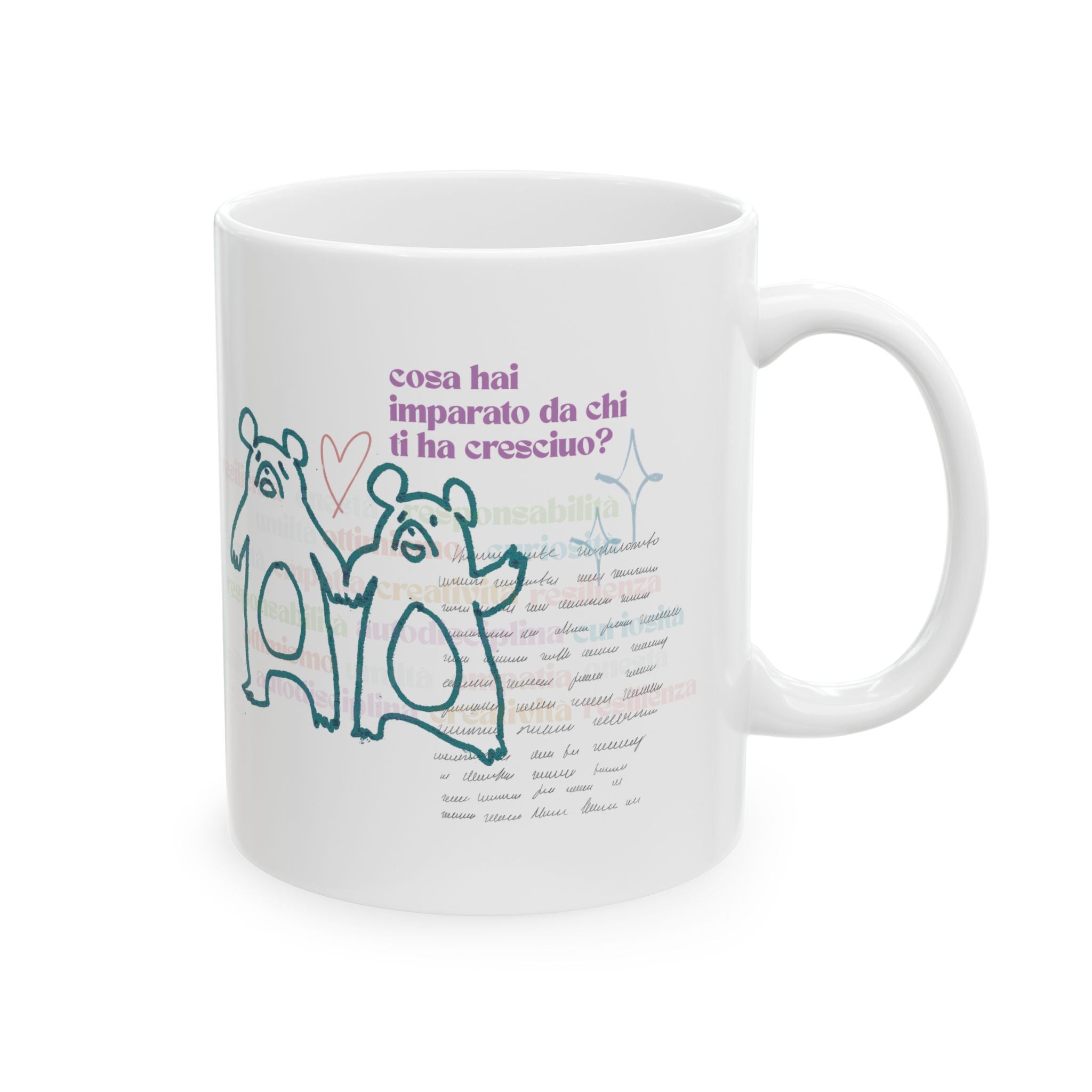 Childhood Memories illustration  etu Ceramic Coffee Tea Cup