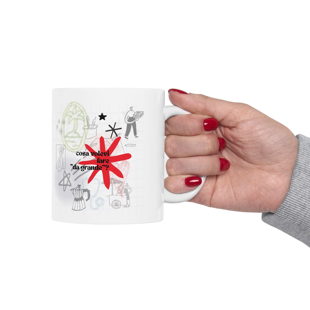 Childhood Memories illustration  etu Ceramic Coffee Tea Cup