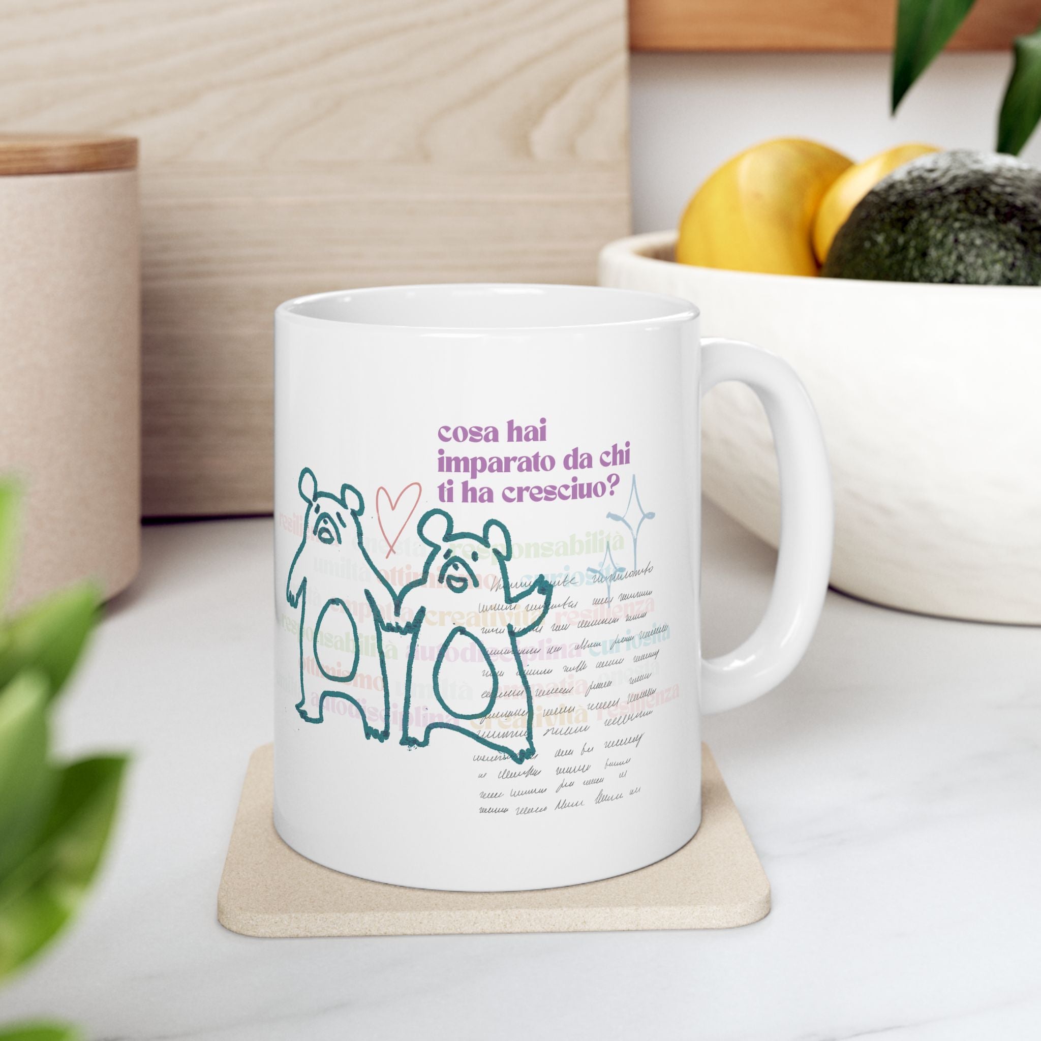 Childhood Memories illustration  etu Ceramic Coffee Tea Cup