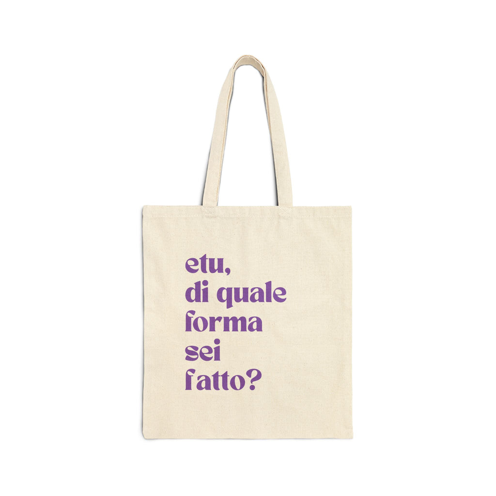 Ecobag  etu, di quale forma sei fatto?