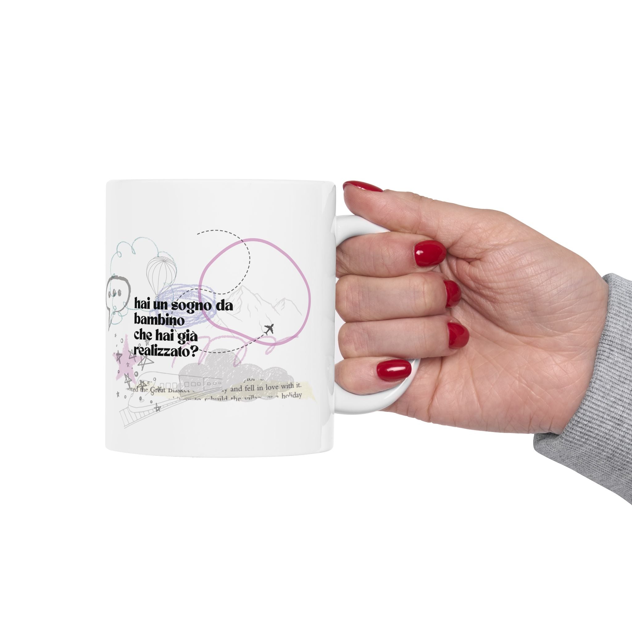 Childhood Memories illustration  etu Ceramic Coffee Tea Cup