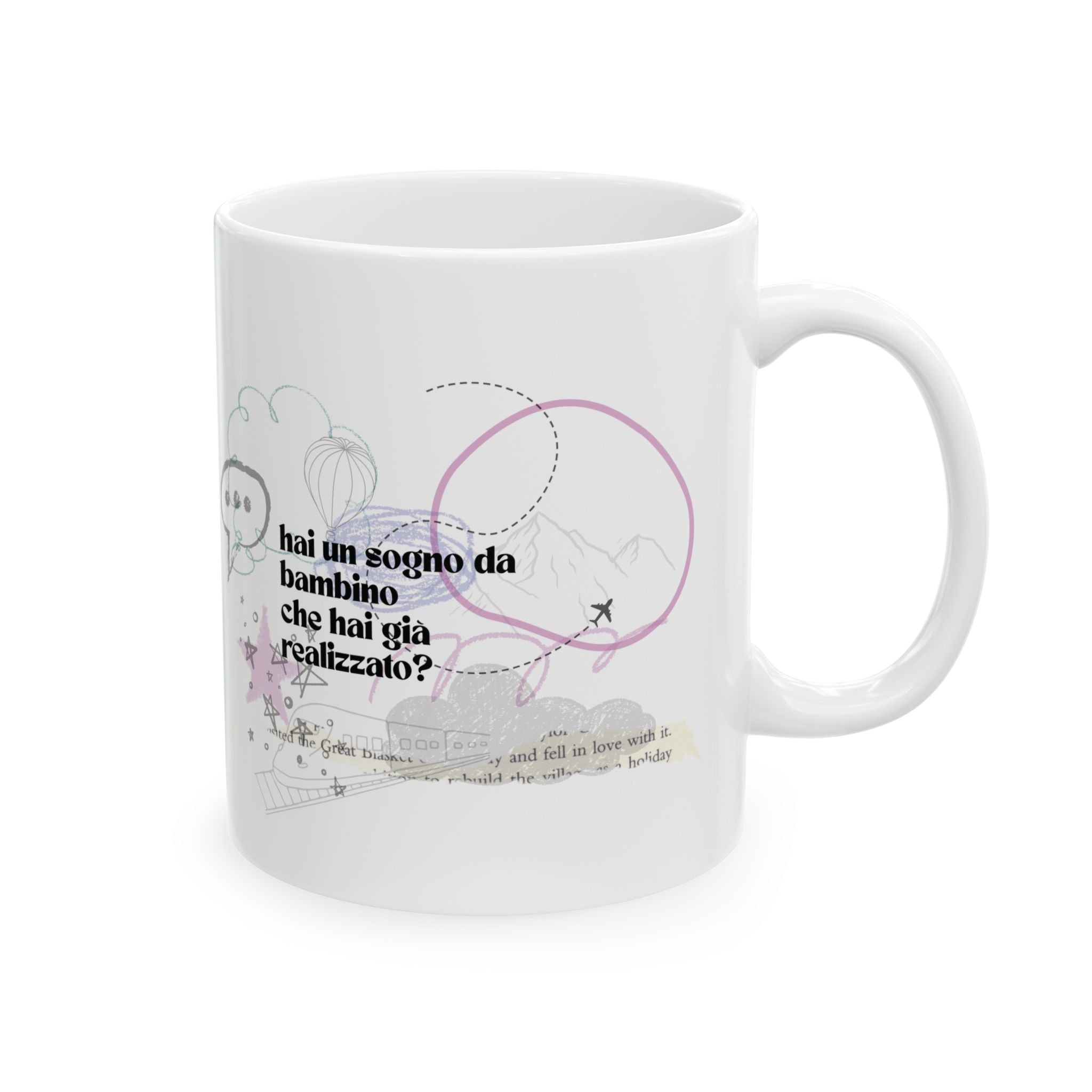 Childhood Memories illustration  etu Ceramic Coffee Tea Cup