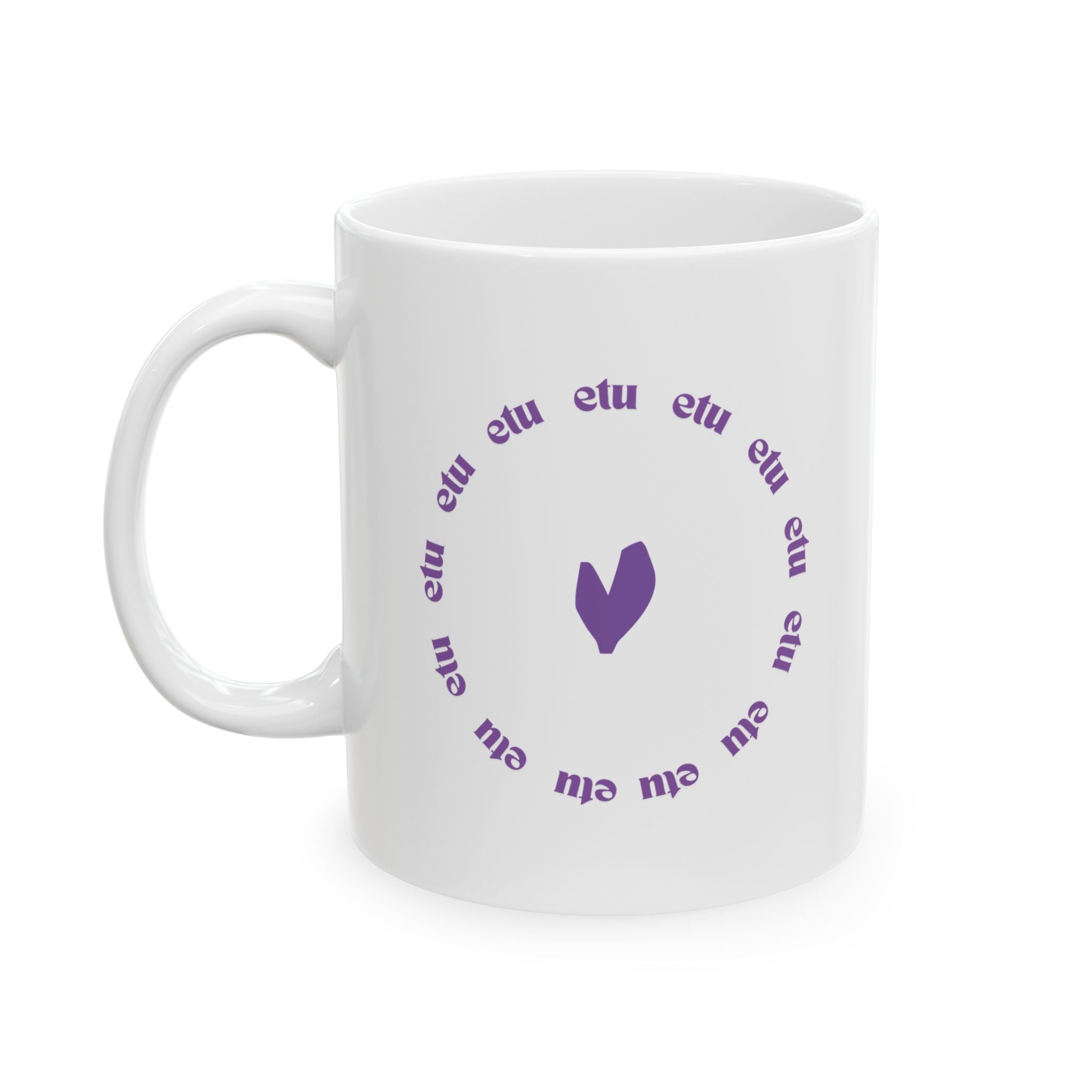 TZZ06. Tazza in ceramica ETU CIRCLE HEART.