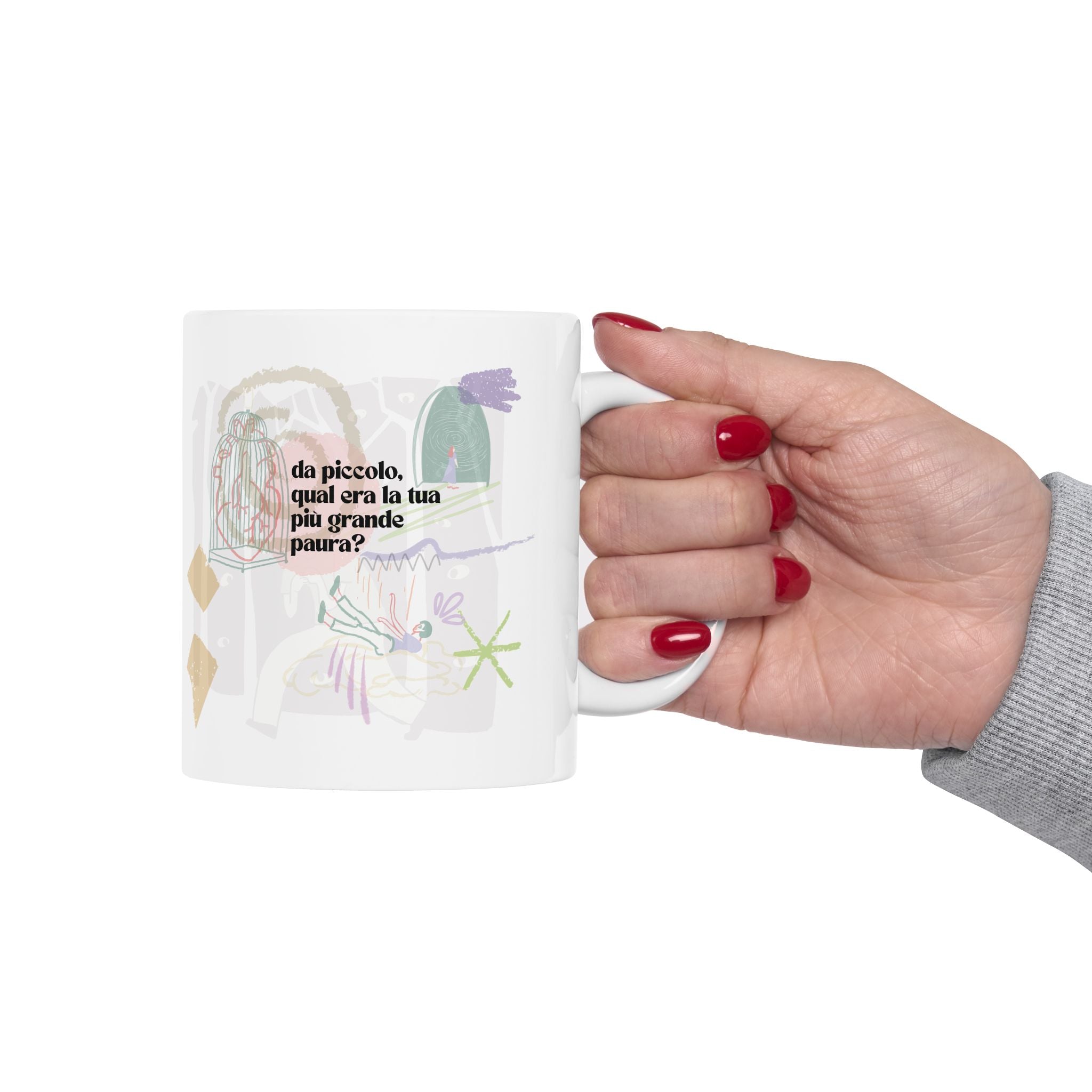 Childhood Memories illustration  etu Ceramic Coffee Tea Cup