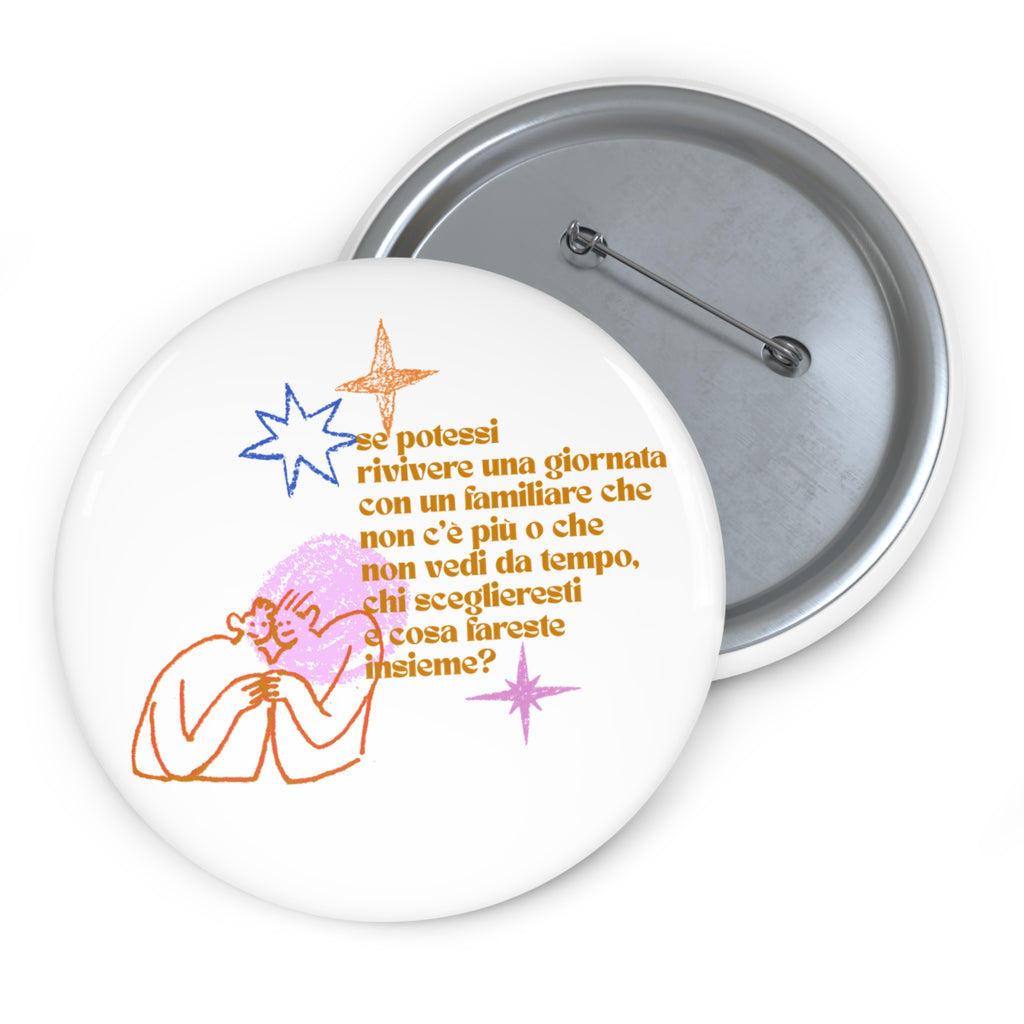 etu Childhood Memories illustration  Circle Pin Button