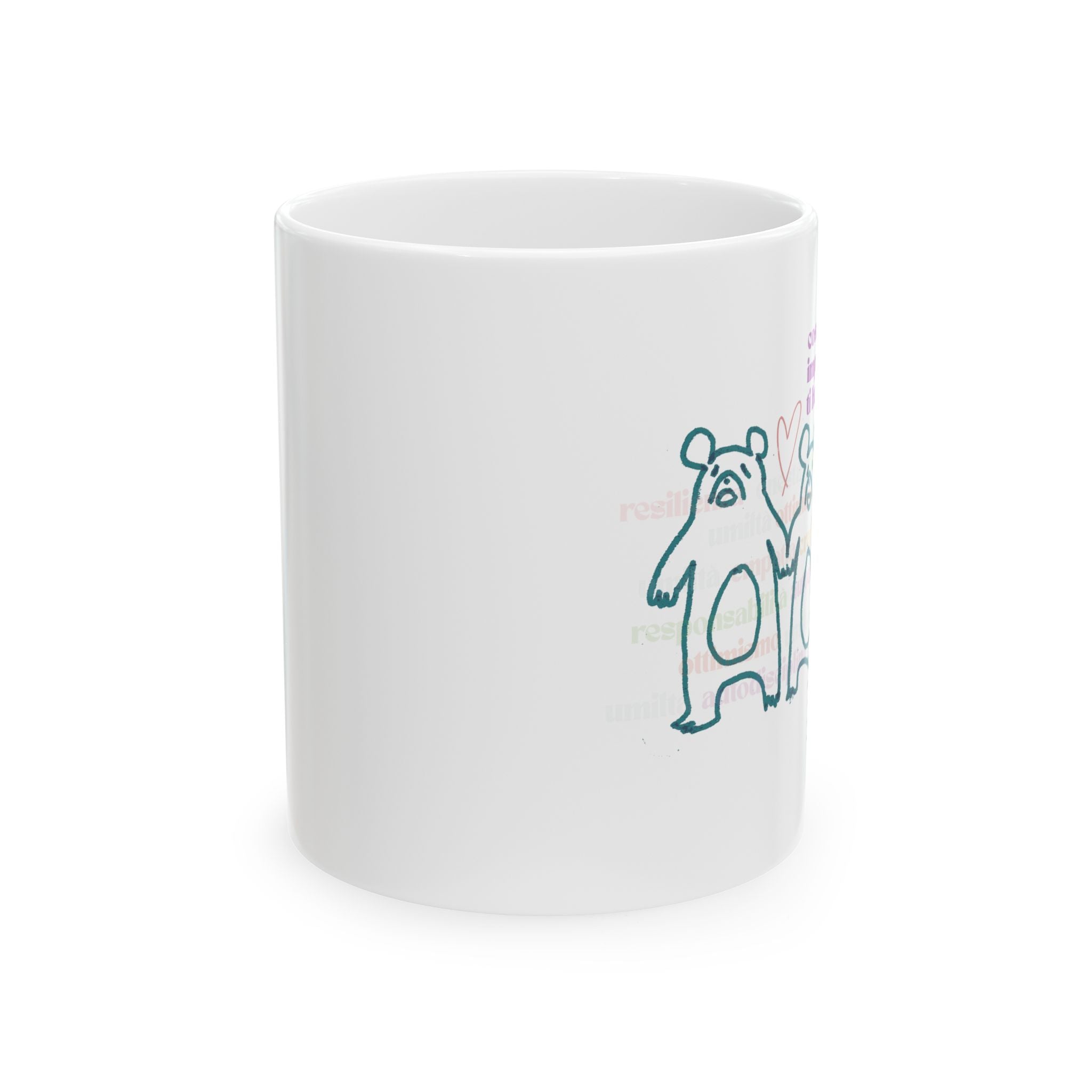 Childhood Memories illustration  etu Ceramic Coffee Tea Cup