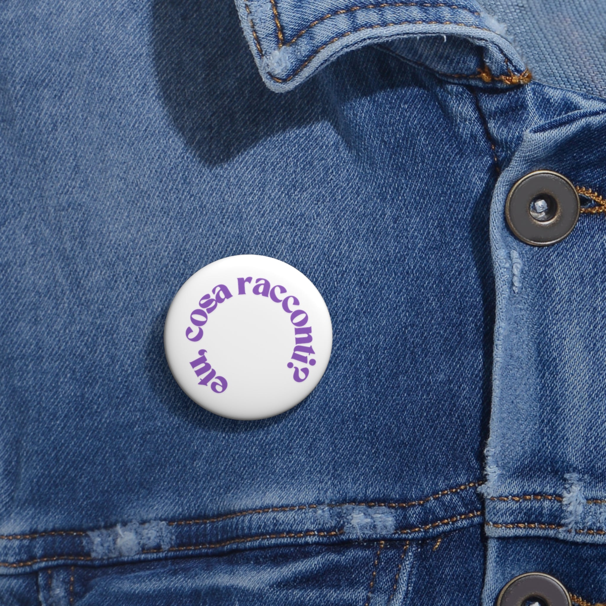 'etu, cosa racconti?' Circle Pin Button