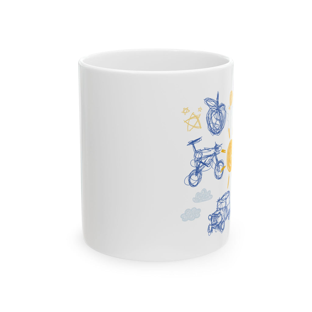 Childhood Memories illustration  etu Ceramic Coffee Tea Cup