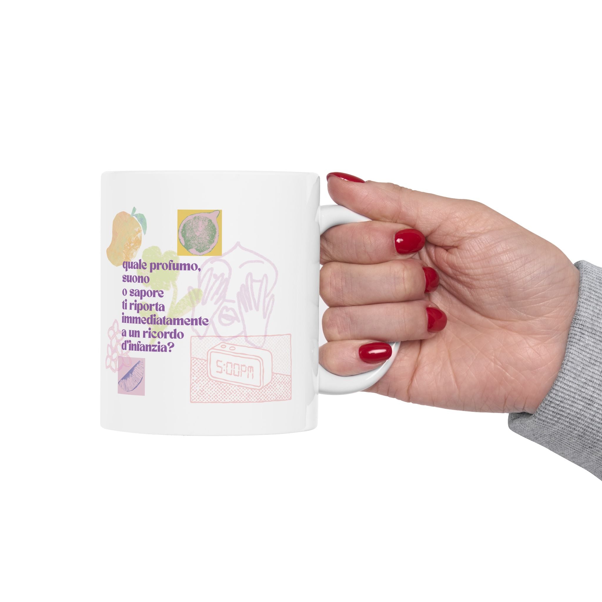 Childhood Memories illustration  etu Ceramic Coffee Tea Cup